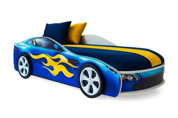Детская кровать-машинка Бондимобиль синий в Артеме