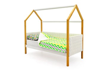 Детская кровать-домик «Svogen белая-дерево» мягкая во Владивостоке