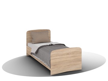 Кровать детская ВЕГА Кровать Кр-08 900 с плоским основанием (Сонома) в Артеме