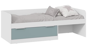 Кроватка Марли Тип 1 (Белый/Серо-голубой) в Находке