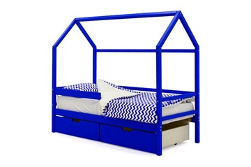 Детская кровать-домик Svogen синий в Находке