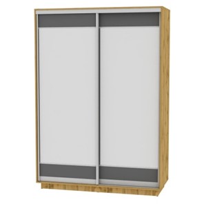 Шкаф 2-дверный Весенний HK5, 2155х1514х600 (D2D2), ДВ-Графит в Уссурийске