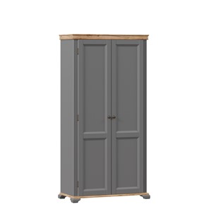 Шкаф в гостинную двухстворчатый Амели (Оникс серый) ЛД 642.880 в Уссурийске