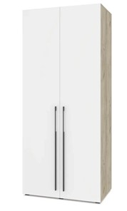 Шкаф двухдверный Modern С23, Серый дуб/Белый во Владивостоке