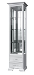 Шкаф-витрина Грация ШР-1, белый, 3 стекла, 420 в Артеме