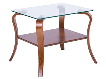 Стеклянный столик Мебелик Шарм (вишня) в Артеме