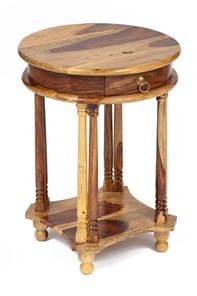Столик кофейный Бомбей - 1149  палисандр, 45*45*60, натуральный (natural) арт.10049 в Уссурийске