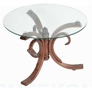 Стеклянный столик СЖ 5 средний тон/стекло в Находке