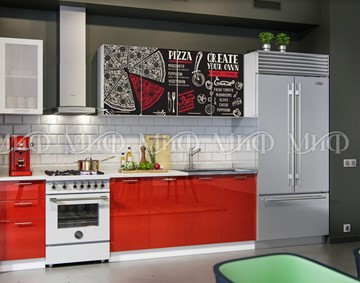 Гарнитур на кухню фотопечать Пицца 2,0 во Владивостоке
