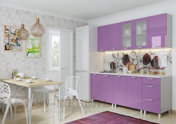 Модульная кухня Модерн, фиолетовый металлик во Владивостоке