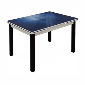 Кухонный стол раскладной Шанхай исп.1 металл. крашенные №21 (Exclusive h149/белый) в Артеме