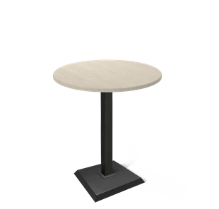 Барный стол SHT-TU5-BS2/H110 / SHT-TT 80 МДФ (ассаль/черный) в Артеме