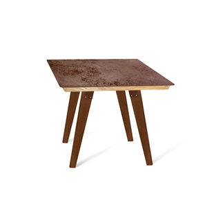 Керамический обеденный стол SHT-TU16 (4 шт.)/ТT8 60/60 (темный орех/прозрачный лак/коричневая сепия) в Находке