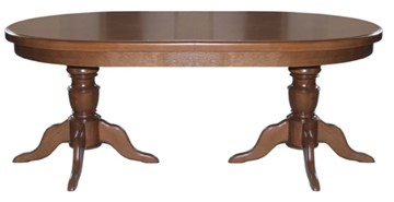 Деревянный кухонный стол 2,0(2,5)х1,1 на двух тумбах, (патина) в Находке