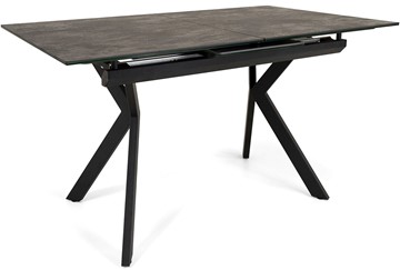 Обеденный раздвижной стол Бордо 1CX 140х85 (Oxide Nero/Графит) в Артеме