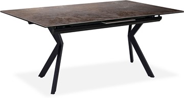 Кухонный раскладной стол Бордо 3CX 180х95 (Oxide Moro/Графит) в Находке