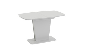 Стеклянный обеденный стол Честер тип 2, цвет Белый/Стекло белый глянец во Владивостоке