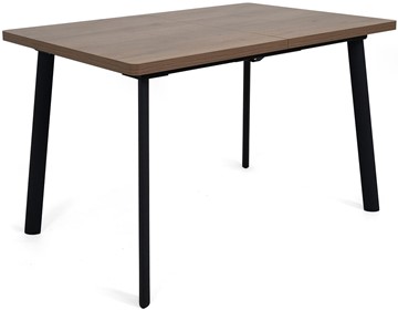 Маленький обеденный стол Дали-1L(ноги черные, дуб табако) в Артеме