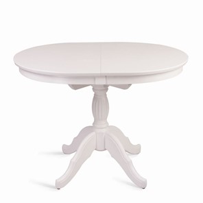 Кухонный раскладной стол Лилия (белая эмаль) 78,5x82x110+35 в Артеме