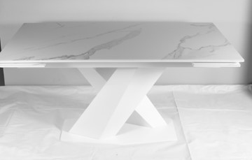 Кухонный раскладной стол Марк столешница стекло в Артеме