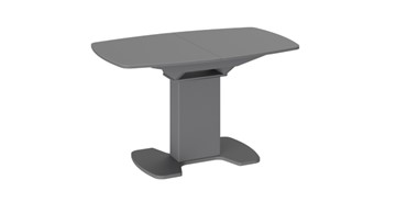 Стеклянный стол Портофино (СМ(ТД)-105.02.11(1)), цвет Серое/Стекло серое матовое LUX в Находке