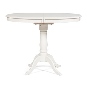 Овальный обеденный стол Solerno (ME-T4EX) 70х100+29х75, ivory white (слоновая кость 2-5) арт.12483 в Артеме