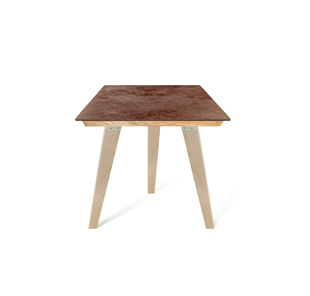 Керамический кухонный стол SHT-TU16 (3 шт.)/ТT8 60/60 (прозрачный лак/прозрачный лак/коричневая сепия) в Артеме