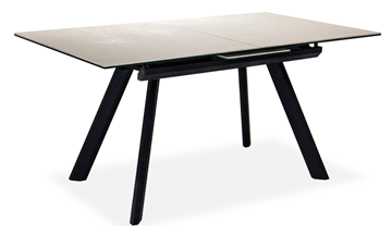 Обеденный раздвижной стол Бордо 3CQ 180х95 (Oxide Avorio/Графит) в Артеме