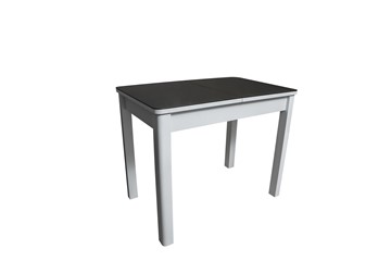 Кухонный стол раскладной Айсберг-1СТ белое-черное в Артеме