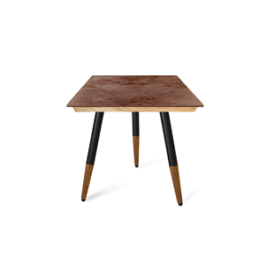 Керамический кухонный стол SHT-TU12 (3 шт.)/ТT8 60/60 (черный/темный орех/прозрачный лак/коричневая сепия) в Артеме