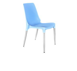 Кухонный стул SHT-ST75/S424-C (голубой/хром лак) в Артеме