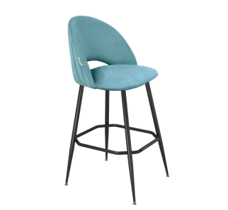 Барный стул SHT-ST34-1 / SHT-S148 (голубая пастель/черный муар) в Артеме