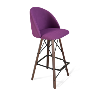 Барный стул SHT-ST35 / SHT-S80 (ягодное варенье/темный орех/черный) в Артеме