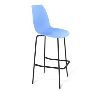 Барный стул SHT-ST29/S29 (голубой pan 278/черный муар) в Артеме