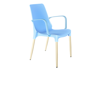 Кухонный стул SHT-ST76/S424-С (голубой/ваниль) в Артеме