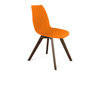 Кухонный стул SHT-ST29/S39 (оранжевый ral2003/темный орех) в Артеме