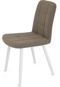 Обеденный стул Кубика Абсент NEW, ноги белые круглые XL (R32)/велюр T173 Капучино в Артеме