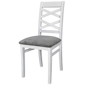 Обеденный стул Араго белый, графит в Артеме