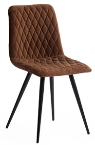 Обеденный стул CHILLY X (mod.7096) 45х53х88 коричневый barkhat 11/черный арт.15557 во Владивостоке