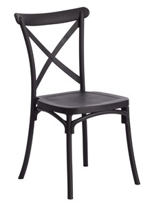Обеденный стул CROSS (mod. PL24) 48х58х89 Black (черный) 05 арт.19693 в Артеме