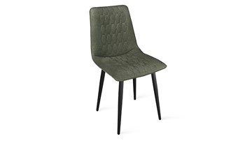 Обеденный стул Хьюго К1С (Черный муар/Микровелюр Jercy Deep Green) в Артеме