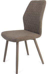 Обеденный стул Кубика Кальяри, ноги мокко круглые XL (R32)/велюр T173 Капучино в Артеме