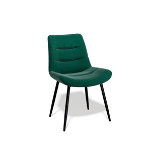 Обеденный стул Kenner 173KC черный/зеленый велюр в Артеме