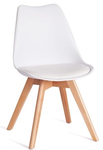 Обеденный стул TULIP (mod. 73-1) 47,5х55х80 белый арт.20220 в Уссурийске