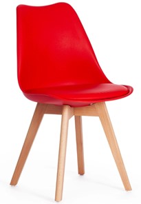 Обеденный стул TULIP (mod. 73) 48,5х52,5х83 красный арт.14208 в Артеме