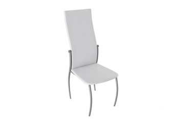 Обеденный стул Комфорт-М, цвет Эмаль Бриллиант, Белый Аллигатор к/з 218 (белый) во Владивостоке