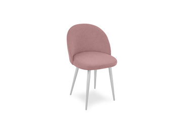 Кухонный стул Лайт розовый белые ножки в Артеме