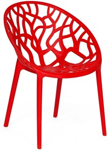 Кресло BUSH (mod.017) пластик 60*58,5*80 красный, арт.11726 во Владивостоке