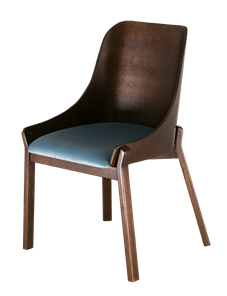 Обеденный стул ГринТри Моган с каркасом цвета Венге в Артеме