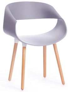 Кухонный стул QXX (mod. C1058) 54х56х78 серый 024 /натуральный арт.15194 в Артеме
